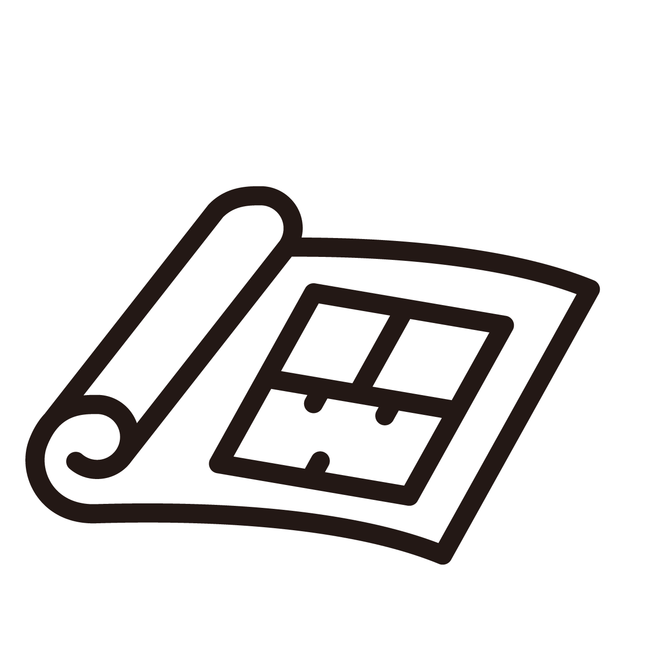 設計図のアイコン